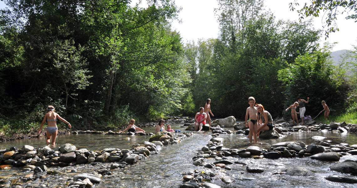 Accès direct à la rivière