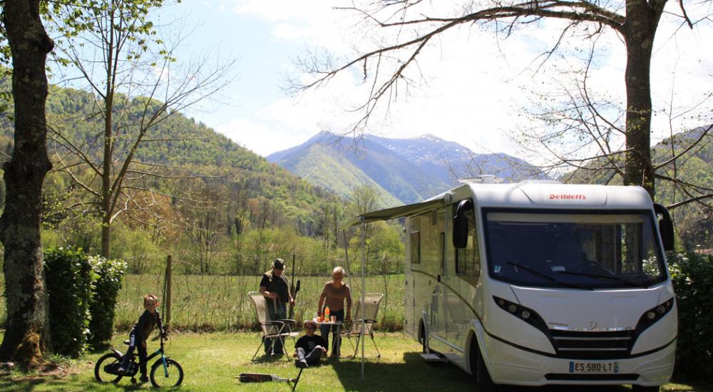 Emplacement camping car